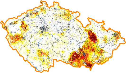 Intenzita sucha - 8. červen 2014