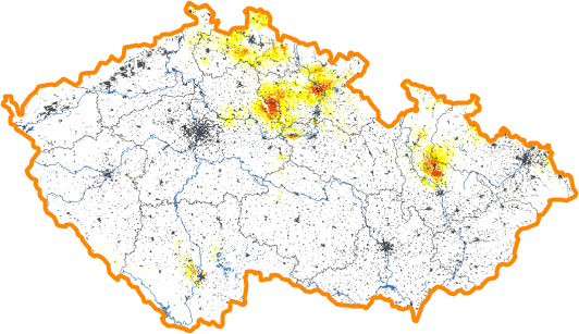 Intenzita sucha - 14. prosinec 2014