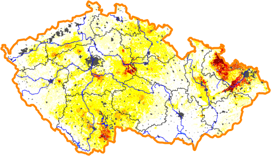 Intenzita sucha - 8. květen 2016