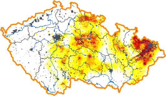 Intenzita sucha - 3. červenec 2016