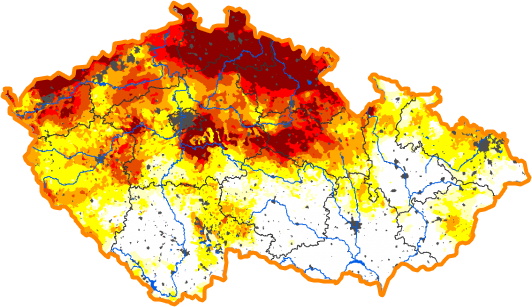 Intenzita sucha - 16. září 2018