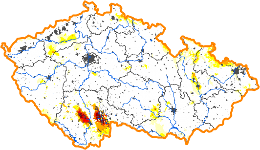 Intenzita sucha - 15. březen 2020