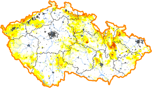 Intenzita sucha - 5. březen 2023