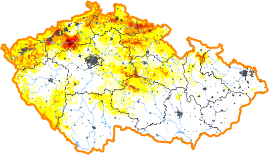 Intenzita sucha - 28. květen 2023