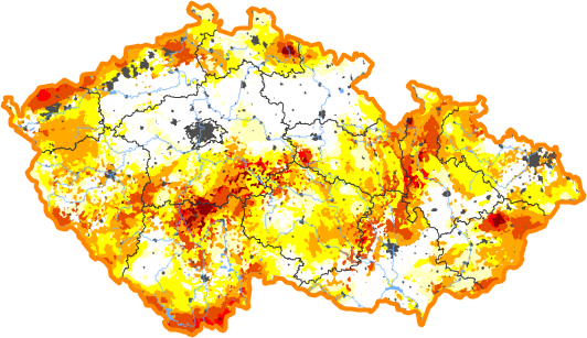 Intenzita sucha - 1. září 2024