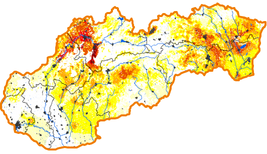 Intenzita sucha - 9. december 2018