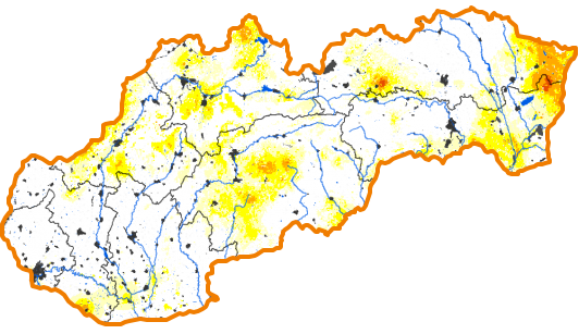 Intenzita sucha - 11. august 2019