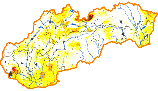 Intenzita sucha - 3. november 2019