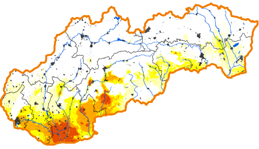 Intenzita sucha - 6. február 2022