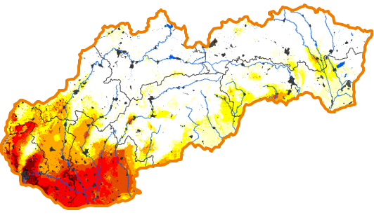 Intenzita sucha - 17. apríl 2022