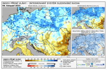 Index půdní vláhy - Evropa - 5. listopad 2023