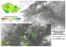 Vegetace trvalých kultur - 29. listopad 2020